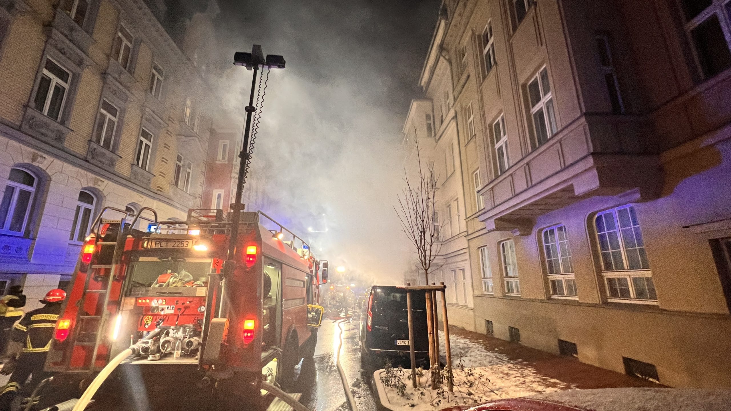 Mehrere Verletzte bei Brand in Plauen. Foto: S. Höfer