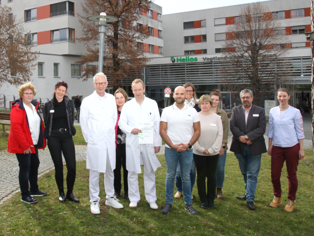 Darmkrebszentrum Vogtland am Helios Vogtland-Klinikum Plauen erhält höchste Auszeichnung. Foto: Helios Vogtland-Klinikum Plauen