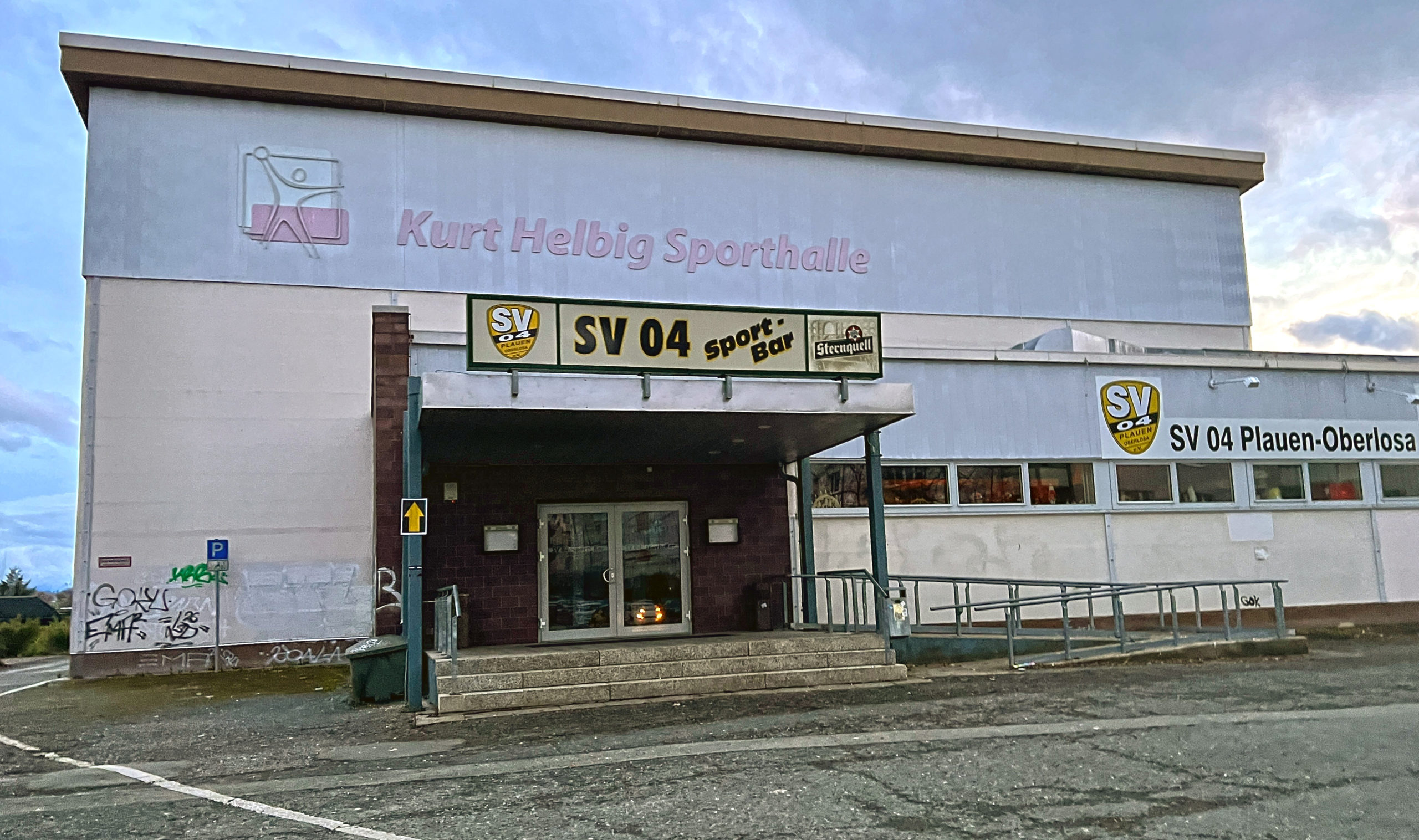 Kurt-Helbig-Sporthalle in Plauen vorrübergehend gesperrt