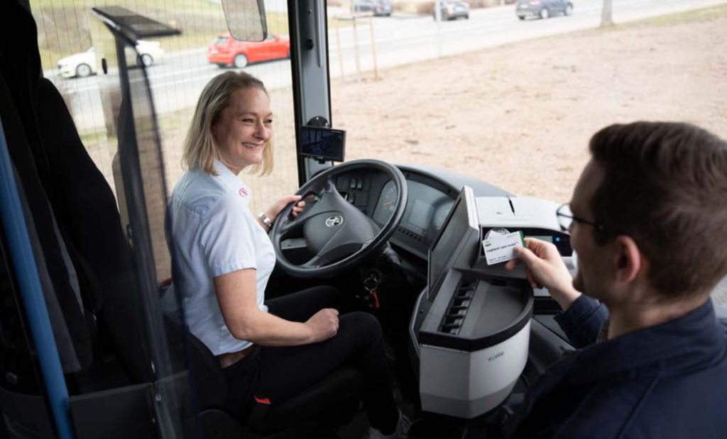 Ein Tag mit Busfahrerin Yvonne Klemm. Foto: Verkehrsverbund Vogtland GmbH