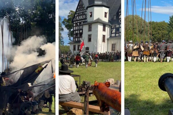 Schlacht des Dreißigjährigen Kriegs mit Teilnehmerrekord in Treuen nachgestellt
