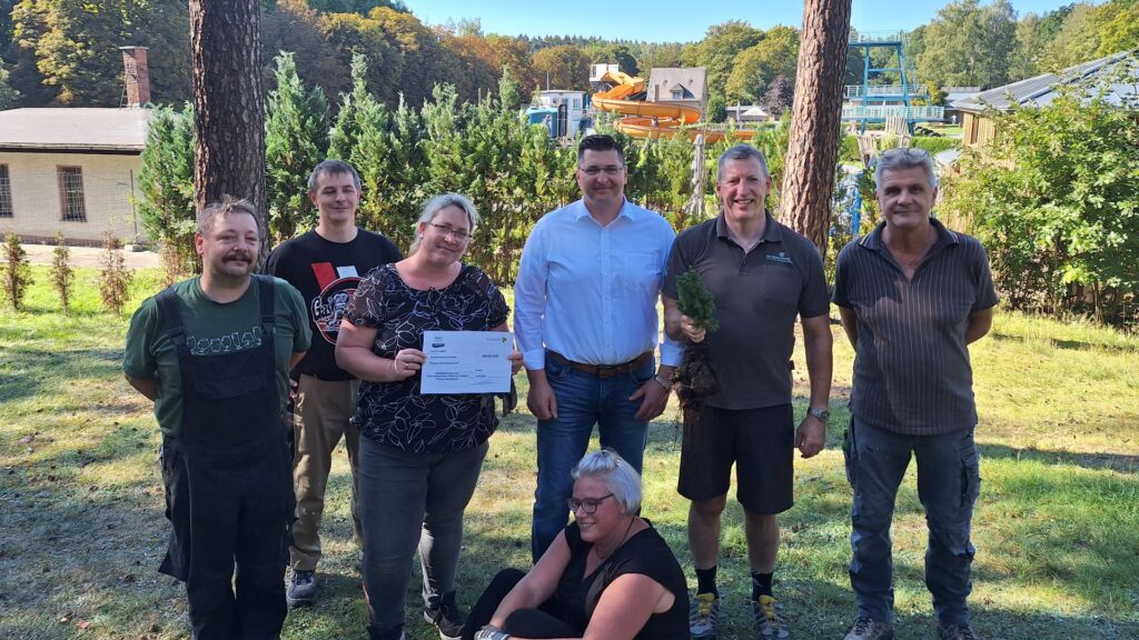 Freibad Plauen-Haselbrunn: Mehr Sichtschutz im FKK-Bereich. Foto: Verein