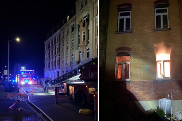 Feuerwehr wird zu Brand in Plauen gerufen