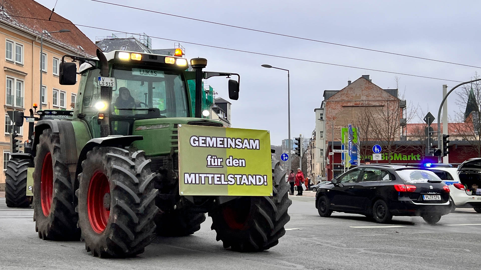 29 Aktionen beim Bauernprotest im Vogtland. Foto: S. Höfer
