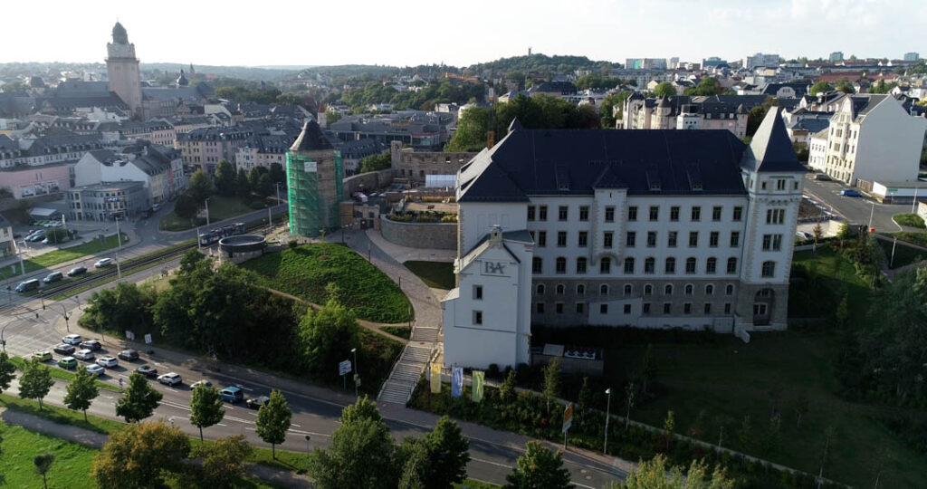 Das Campusgelände in Plauen