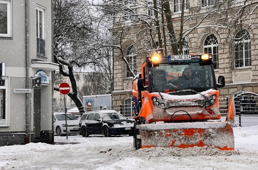 Winterdienst im Vogtland