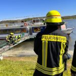 Rettungsdienst und Feuerwehr üben Katastrophenfall am Vogtlandmeer.