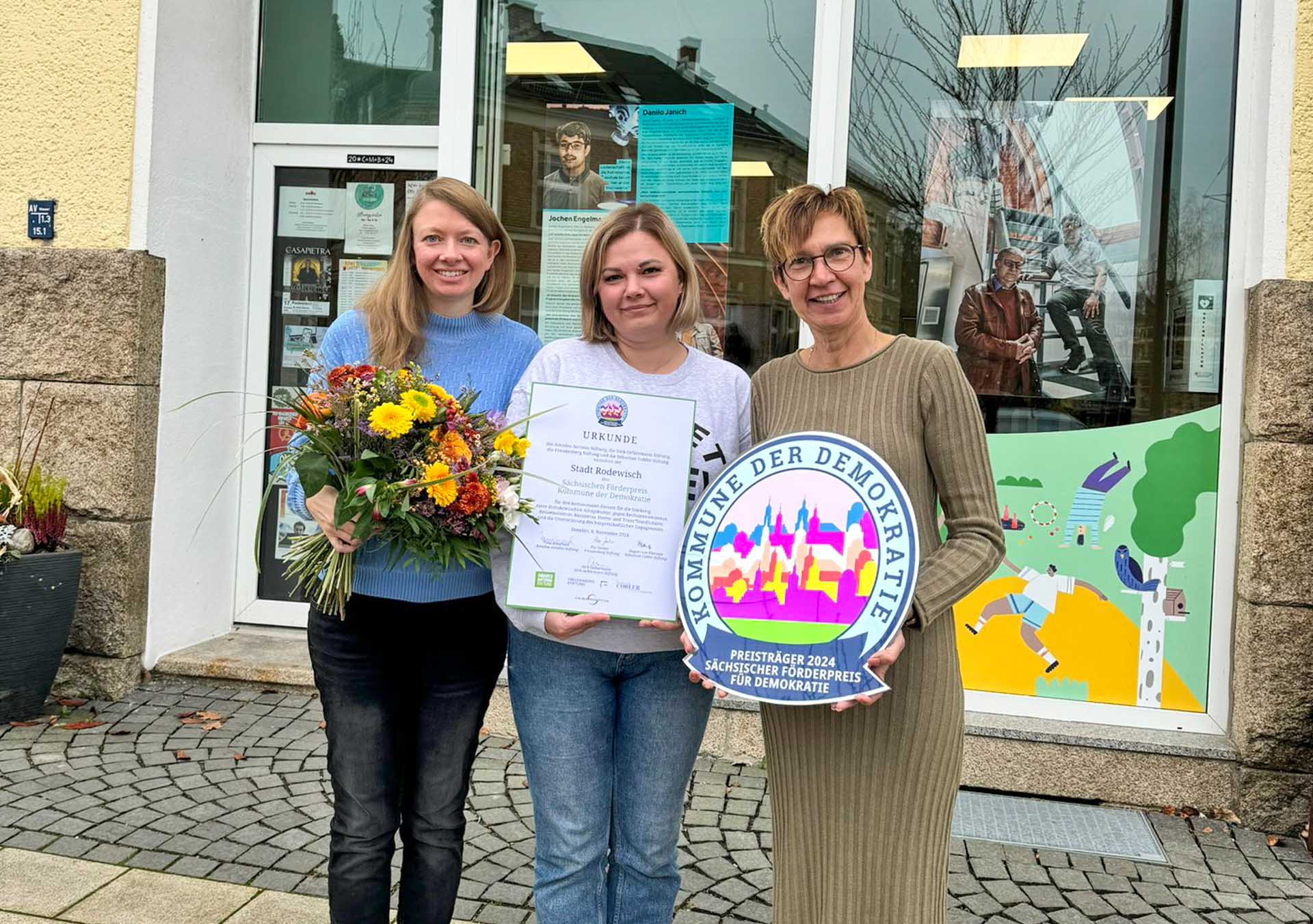 Rodewisch bekommt Demokratie-Förderpreis