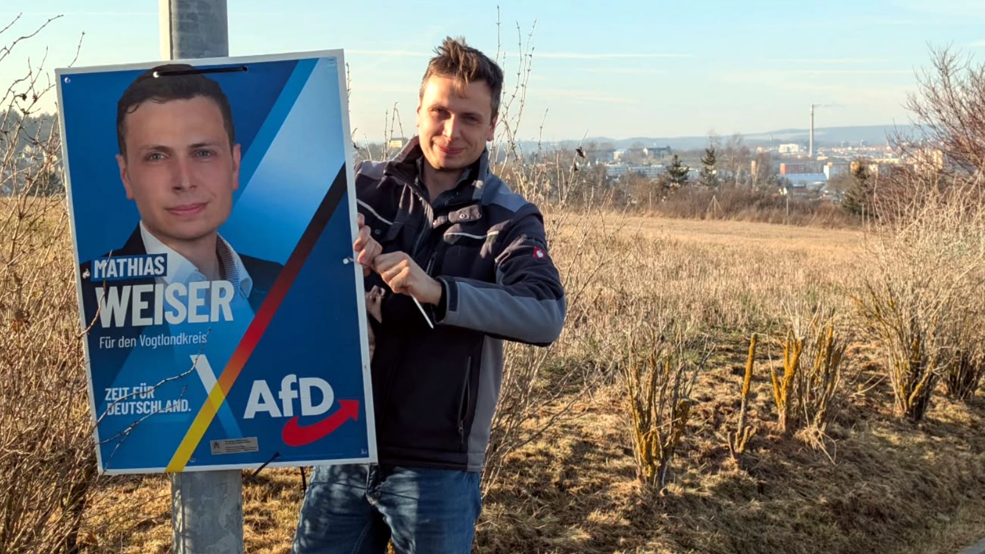 AfD-Direktkandidat Mathias Weiser im V.TV-Interview