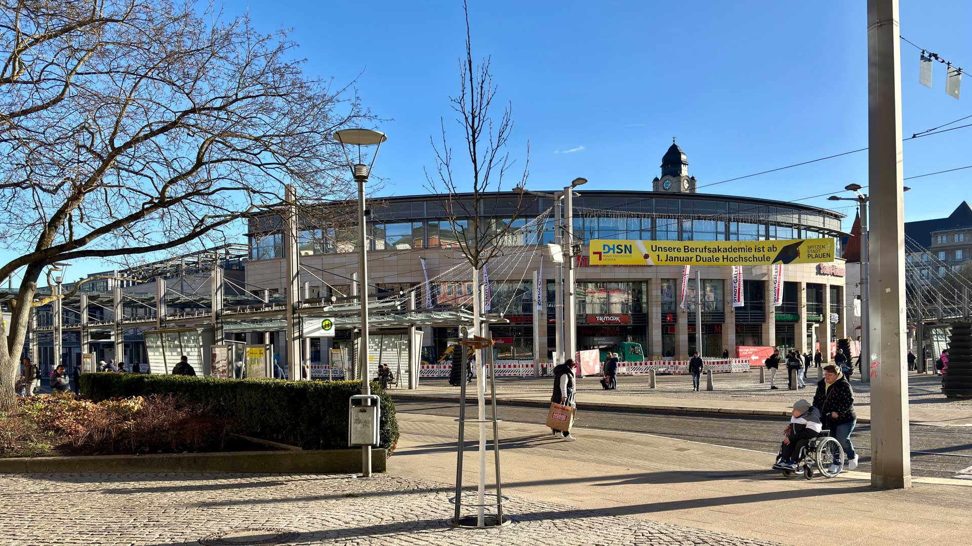 Plauen setzt auf mehr Grünflächen im Stadtzentrum