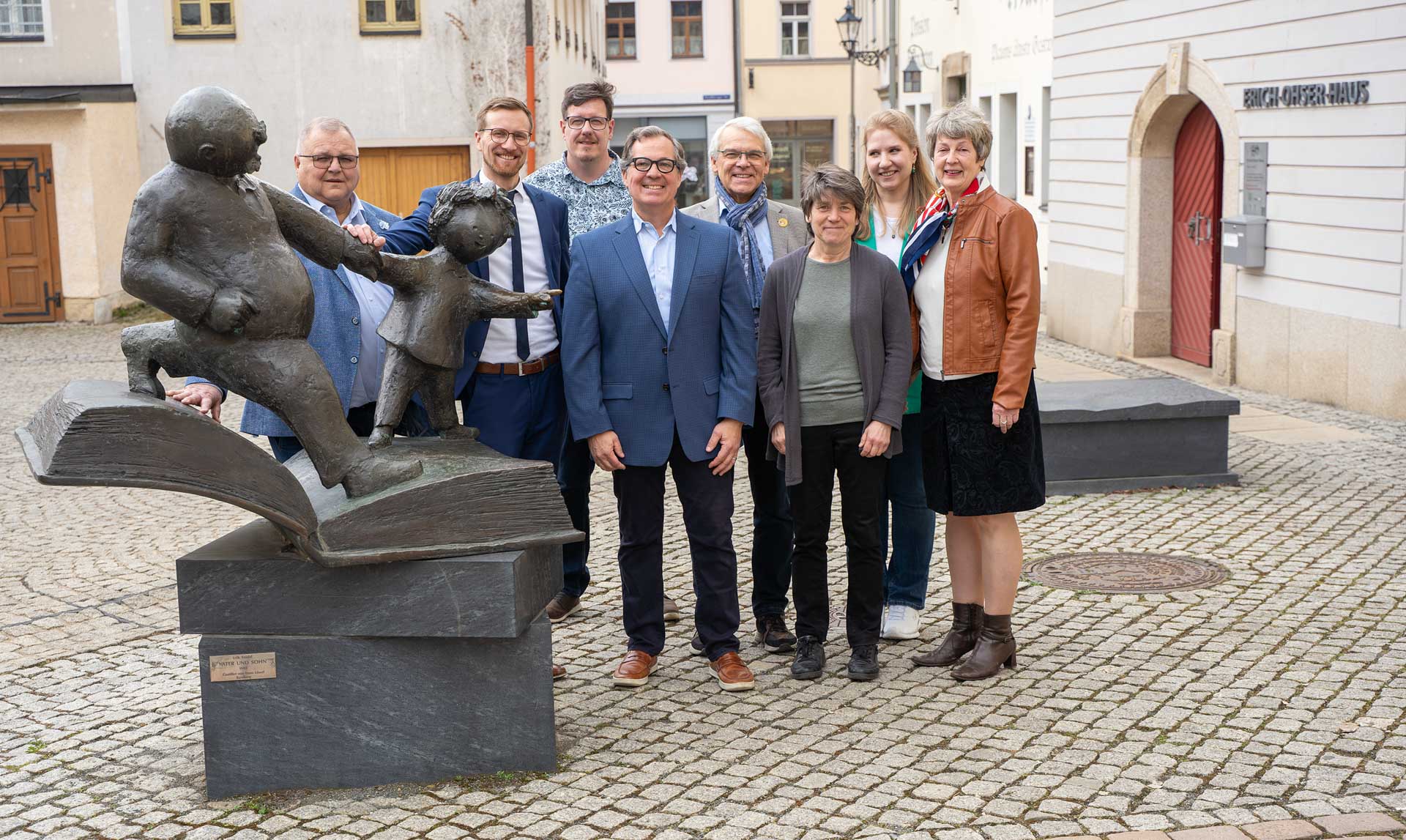 Auf Großvaters-Spuren: Enkel von „Vater und Sohn“-Zeichner Erich Ohser in Plauen