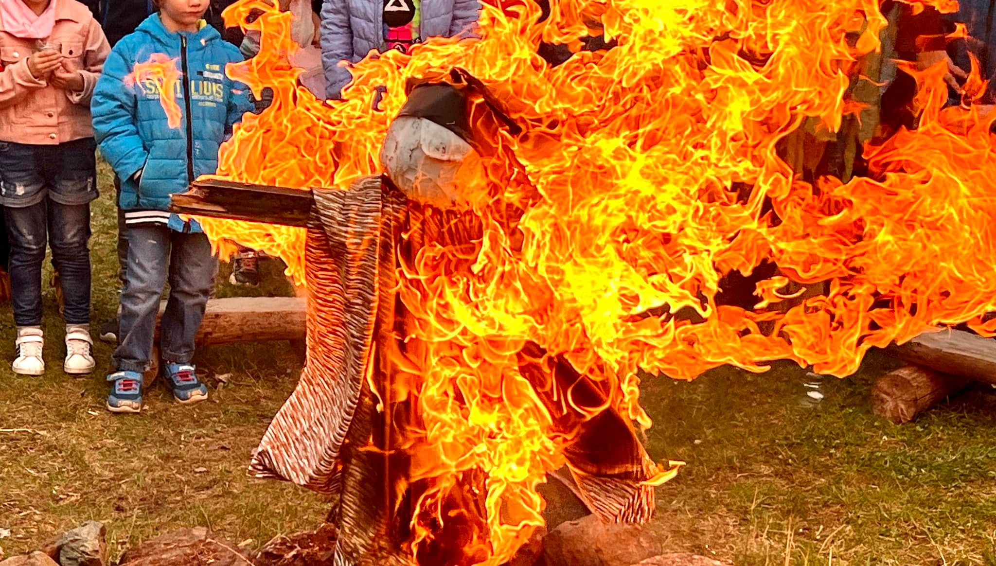 Brauchtumsfeuer im Vogtlandkreis