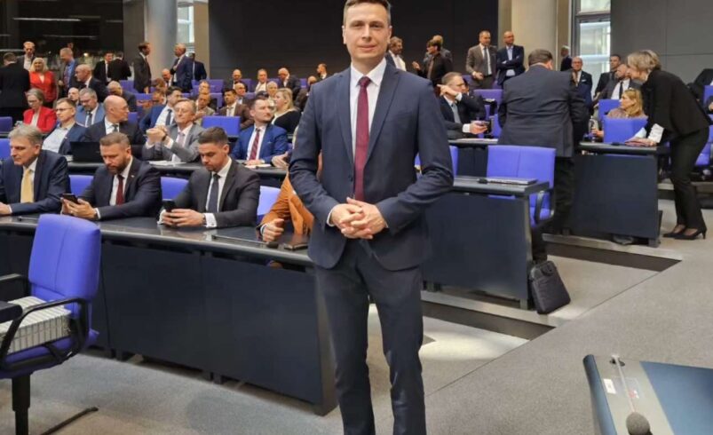 Mathias Weiser im Bundestag. Foto: privat