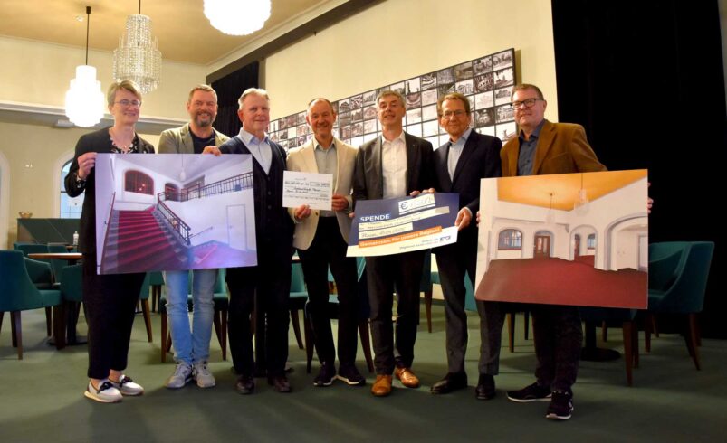 Übergabe der Fördermittel für das Vogtlandtheater. Foto: A. Sandmann