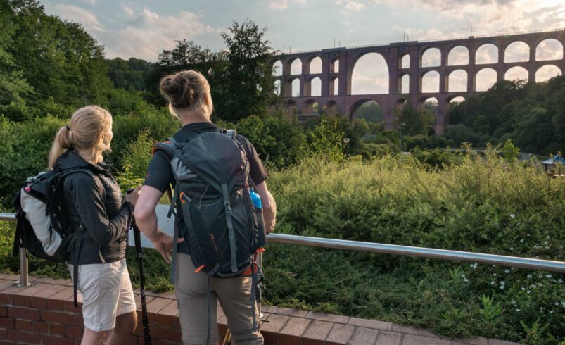 Wanderer auf dem VPW. Foto: T. Peisker