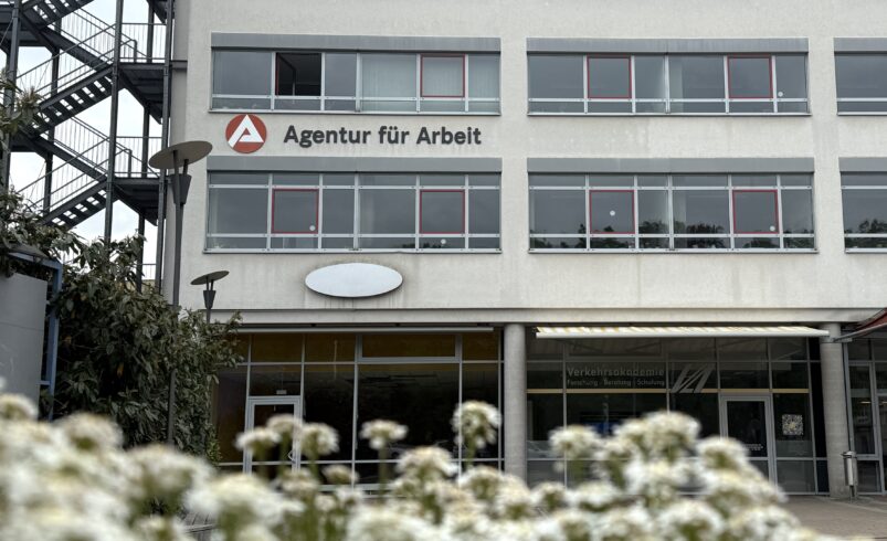 Die Agentur für Arbeit in der Plauener Innenstadt. Foto: A. Hellgoth