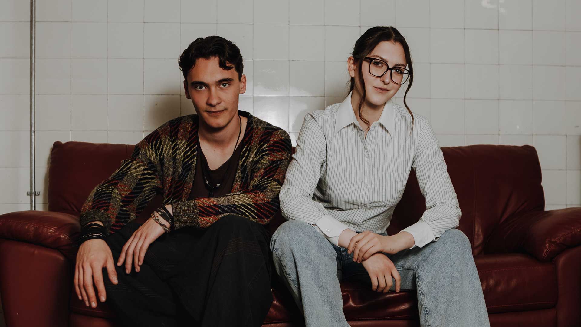 Will Robinski und Anni Hellgoth bilden das Team des Podcasts. Foto: S. Bargas Gomez