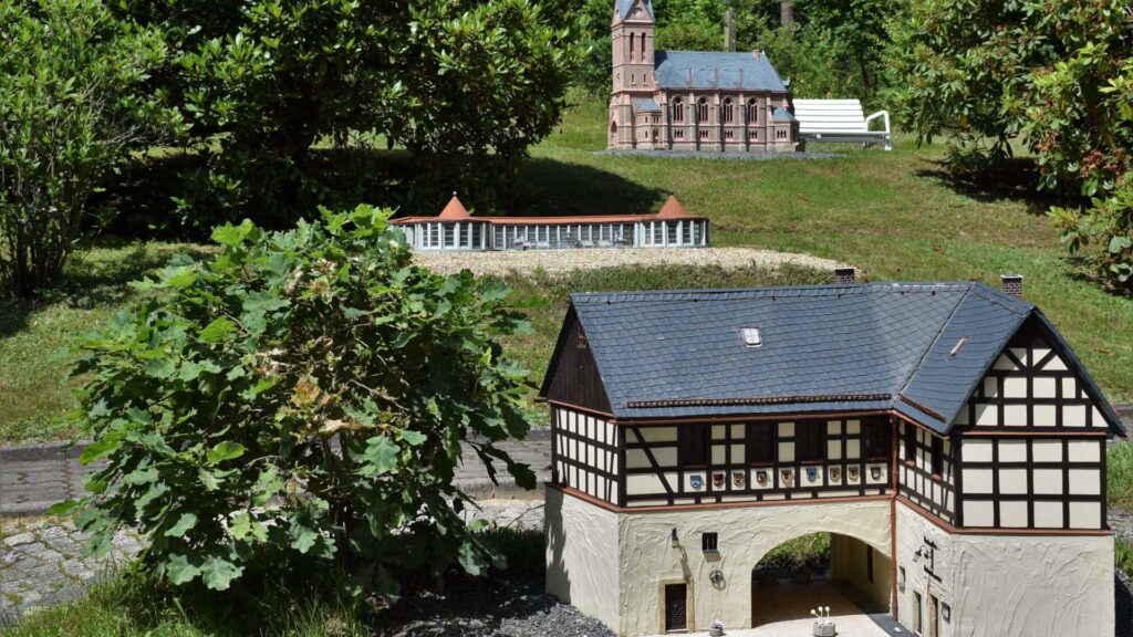 Miniaturschauanlage Klein-Vogtland – Botanischer Garten Adorf. Foto: Museum Adorf