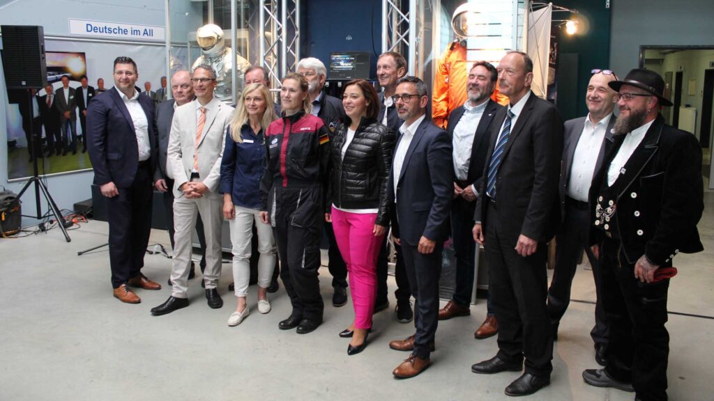 Richtfest zum Erweiterungsbau. Foto: Deutsche Raumfahrtausstellung Morgenröthe-Rautenkranz