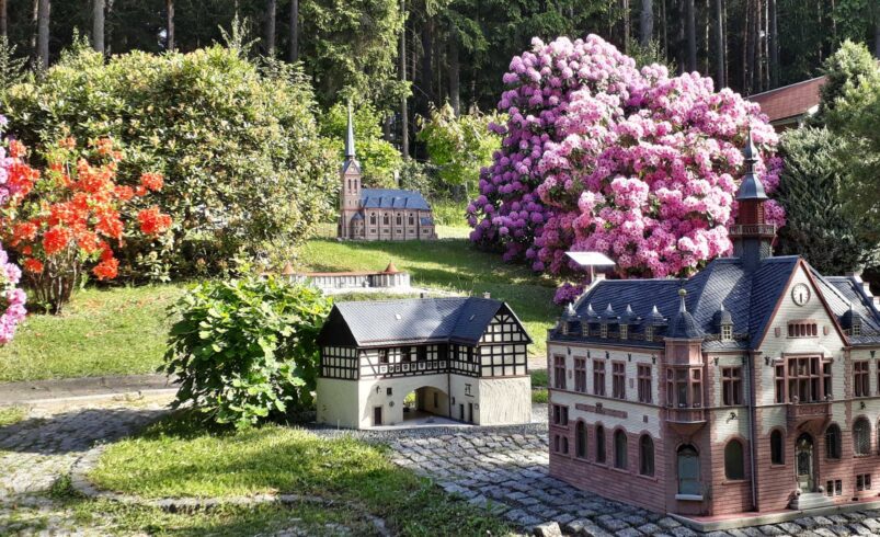 Miniaturschauanlage Klein-Vogtland – Botanischer Garten Adorf. Foto: Museum Adorf