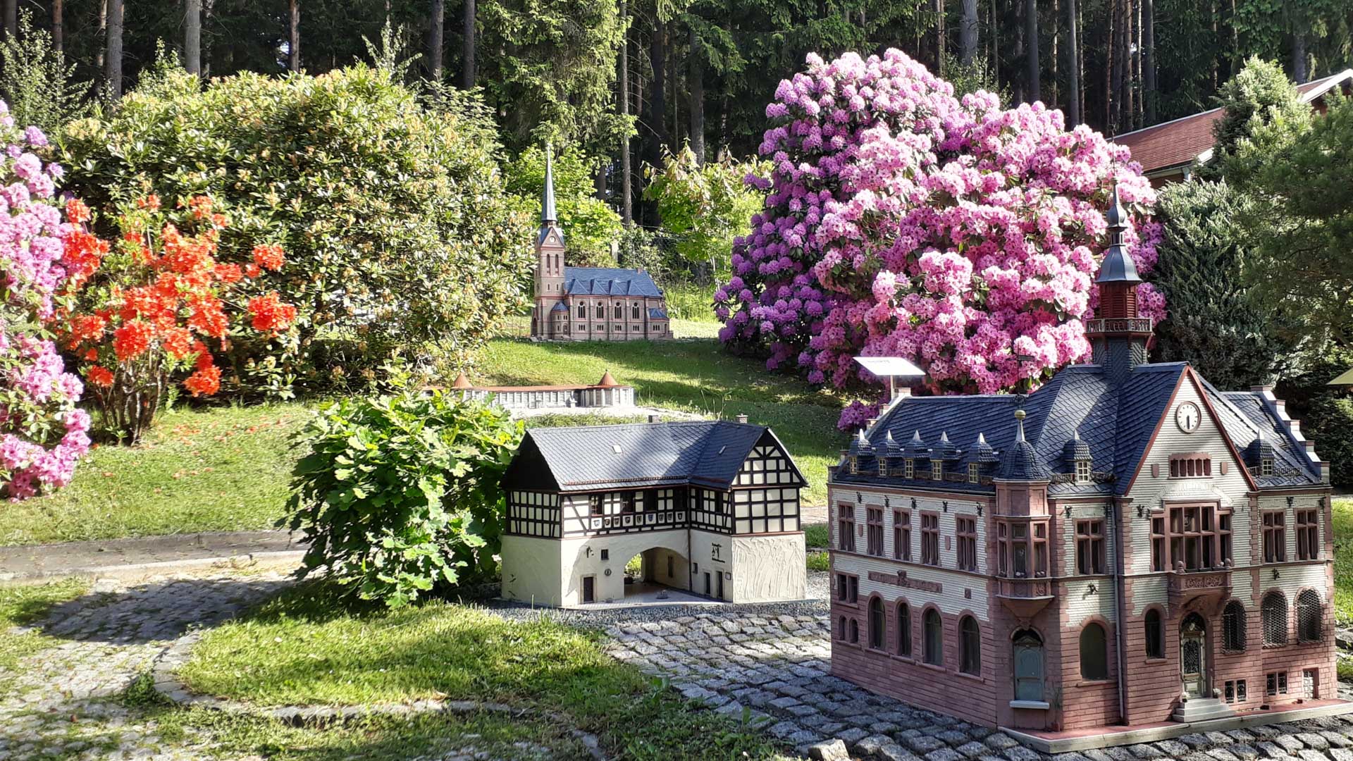 Miniaturschauanlage Klein-Vogtland – Botanischer Garten Adorf. Foto: Museum Adorf