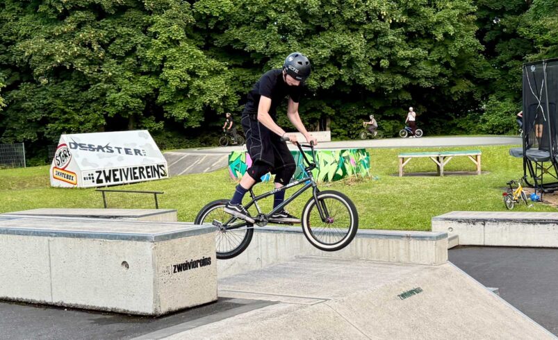 "Gib Gummi" im Skatepark Plauen. Foto: A.Hellgoth