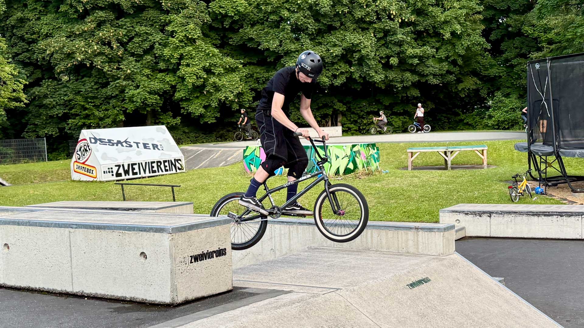 "Gib Gummi" im Skatepark Plauen. Foto: A.Hellgoth