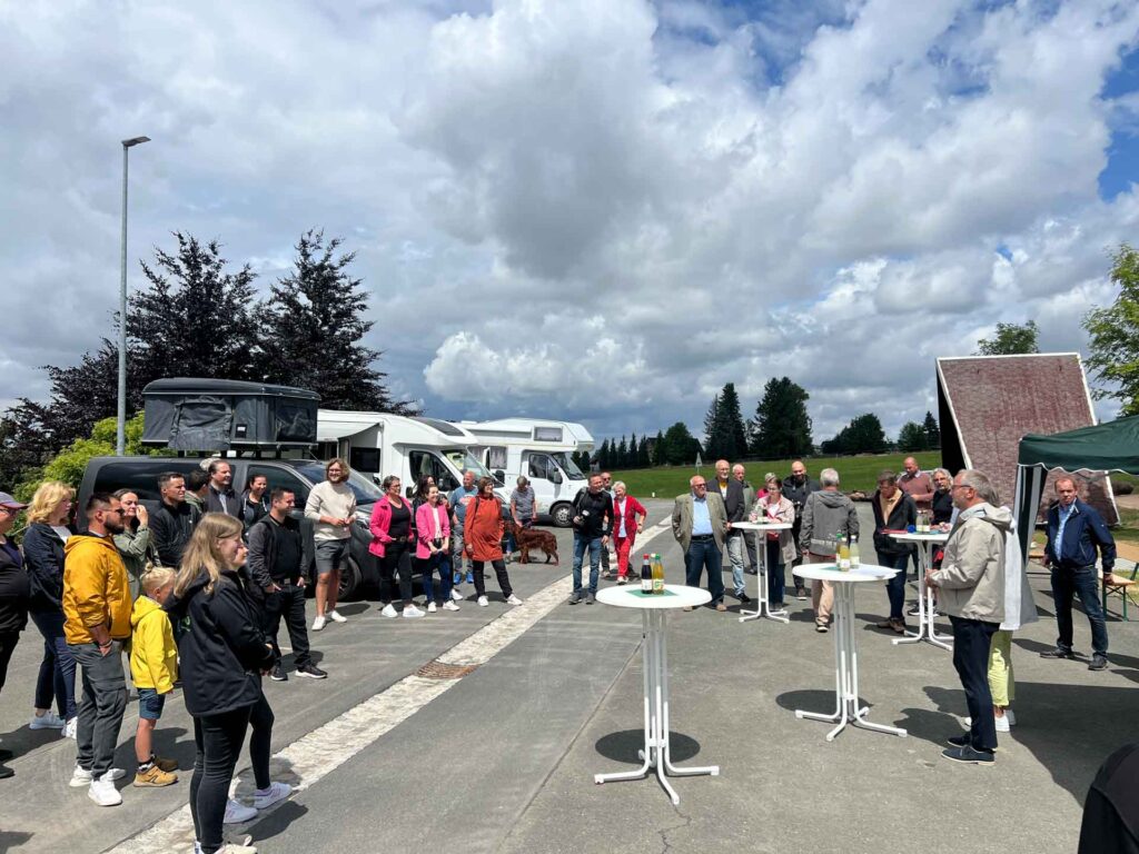Neuer Wohnmobilstellplatz in Auerbach: Das Vogtland ist fit für smarte Reisemobilisten. Foto: M. Unger-Reißmann