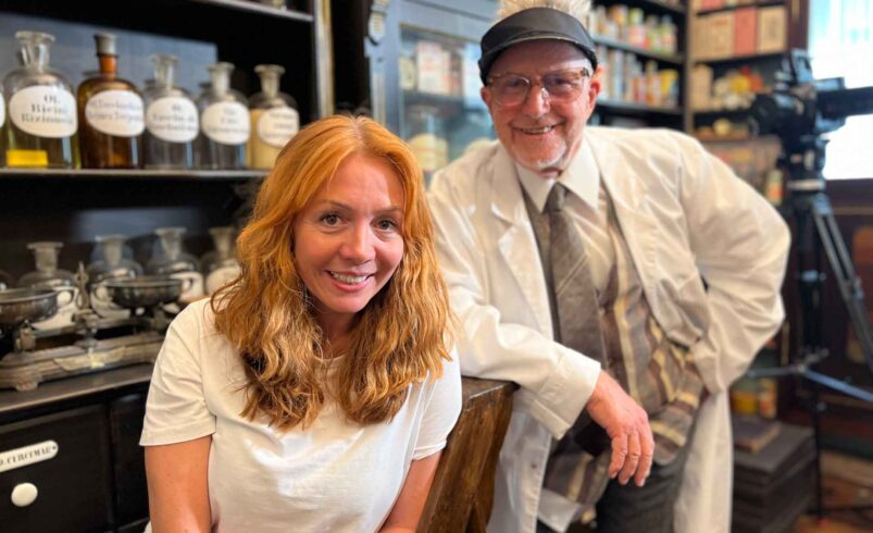 Stehen erstmals gemeinsam vor der Kamera: Martin Semmelrogge mit Tochter Joanna Semmelrogge. Foto: M. Unger-Reißmann