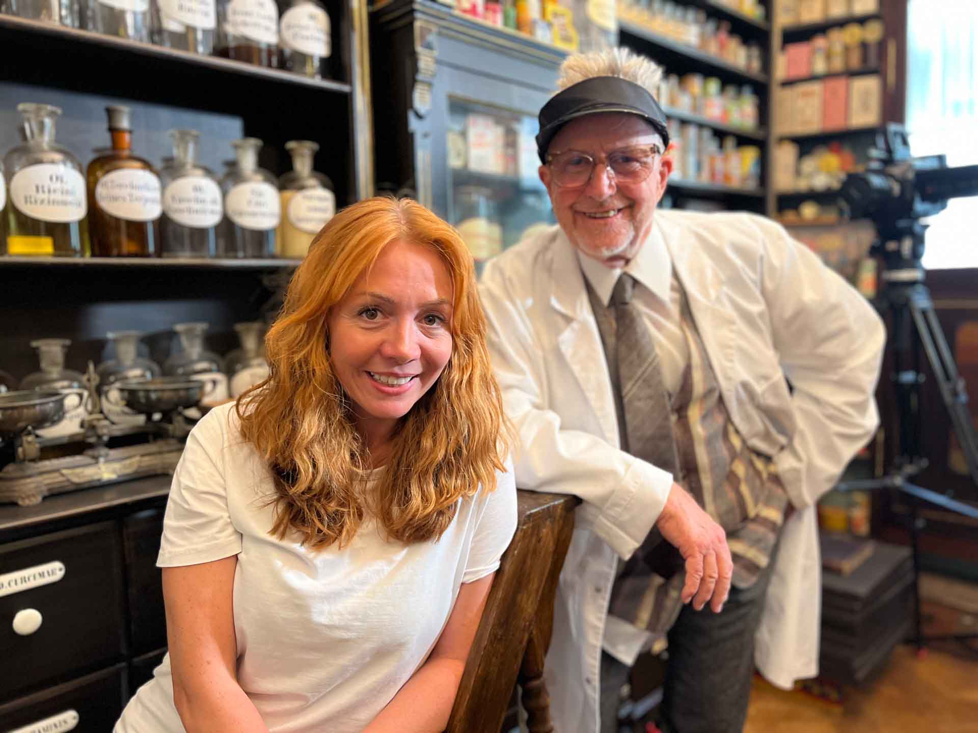 Stehen erstmals gemeinsam vor der Kamera: Martin Semmelrogge mit Tochter Joanna Semmelrogge. Foto: M. Unger-Reißmann