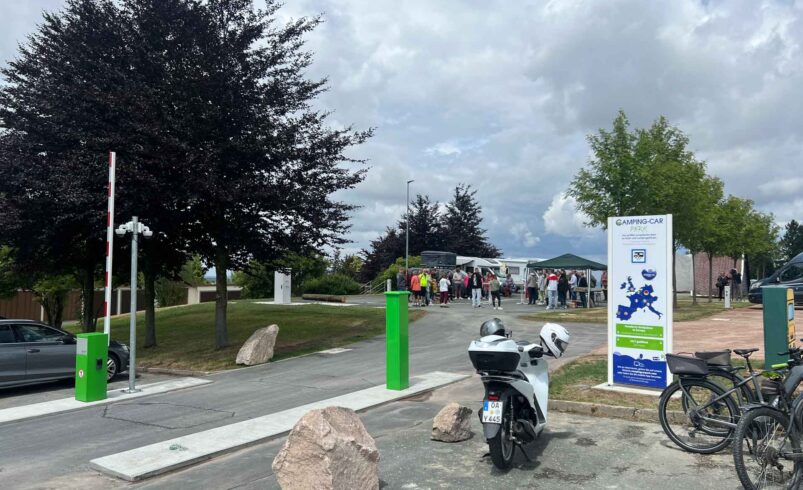 Neuer Wohnmobilstellplatz in Auerbach: Das Vogtland ist fit für smarte Reisemobilisten. Foto: M. Unger-Reißmann