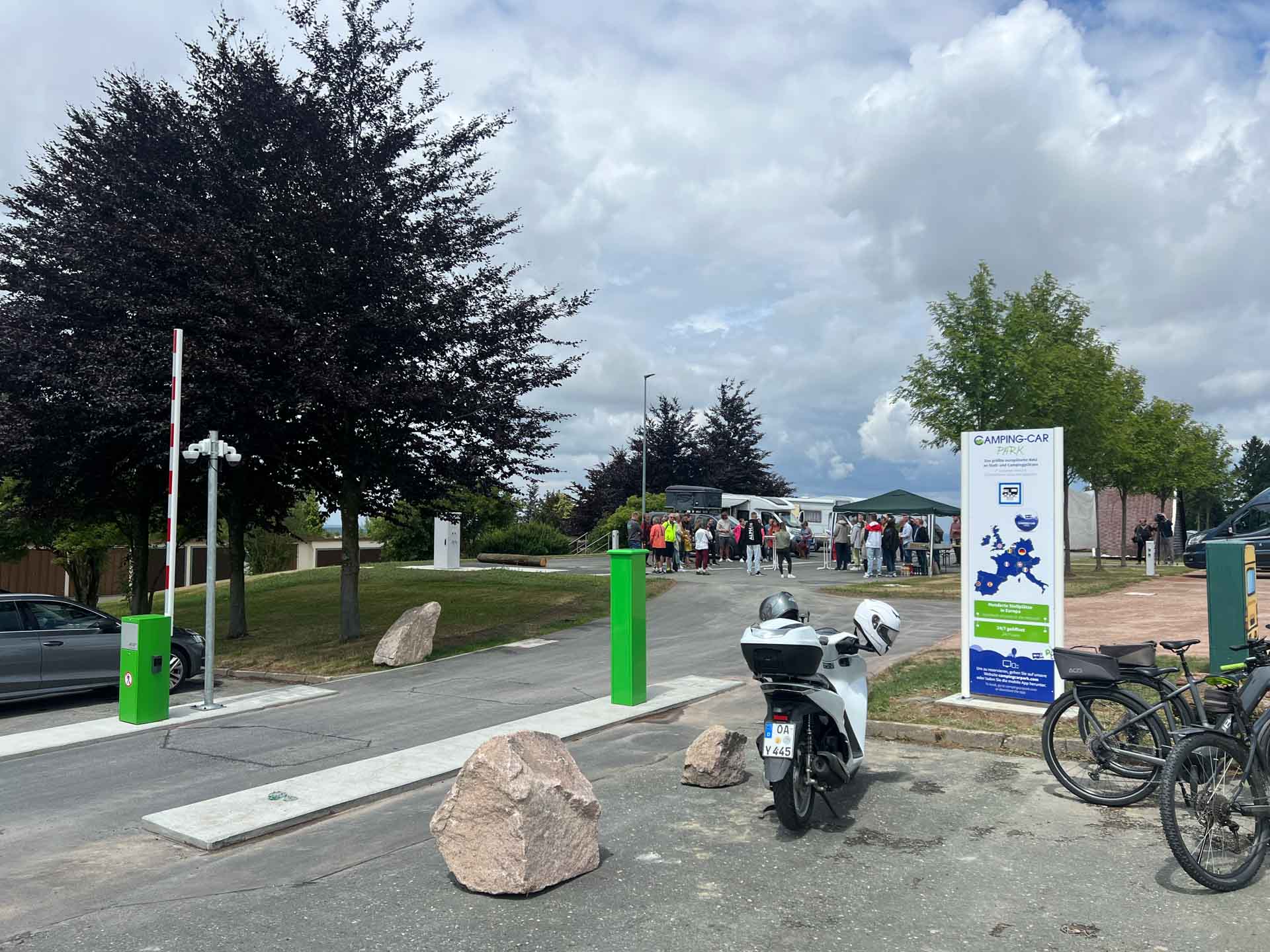 Neuer Wohnmobilstellplatz in Auerbach: Das Vogtland ist fit für smarte Reisemobilisten. Foto: M. Unger-Reißmann