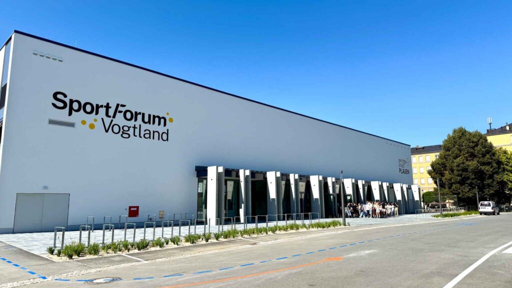 Offizielle Übergabe des SportForums Vogtland. Foto: A. Hellgoth