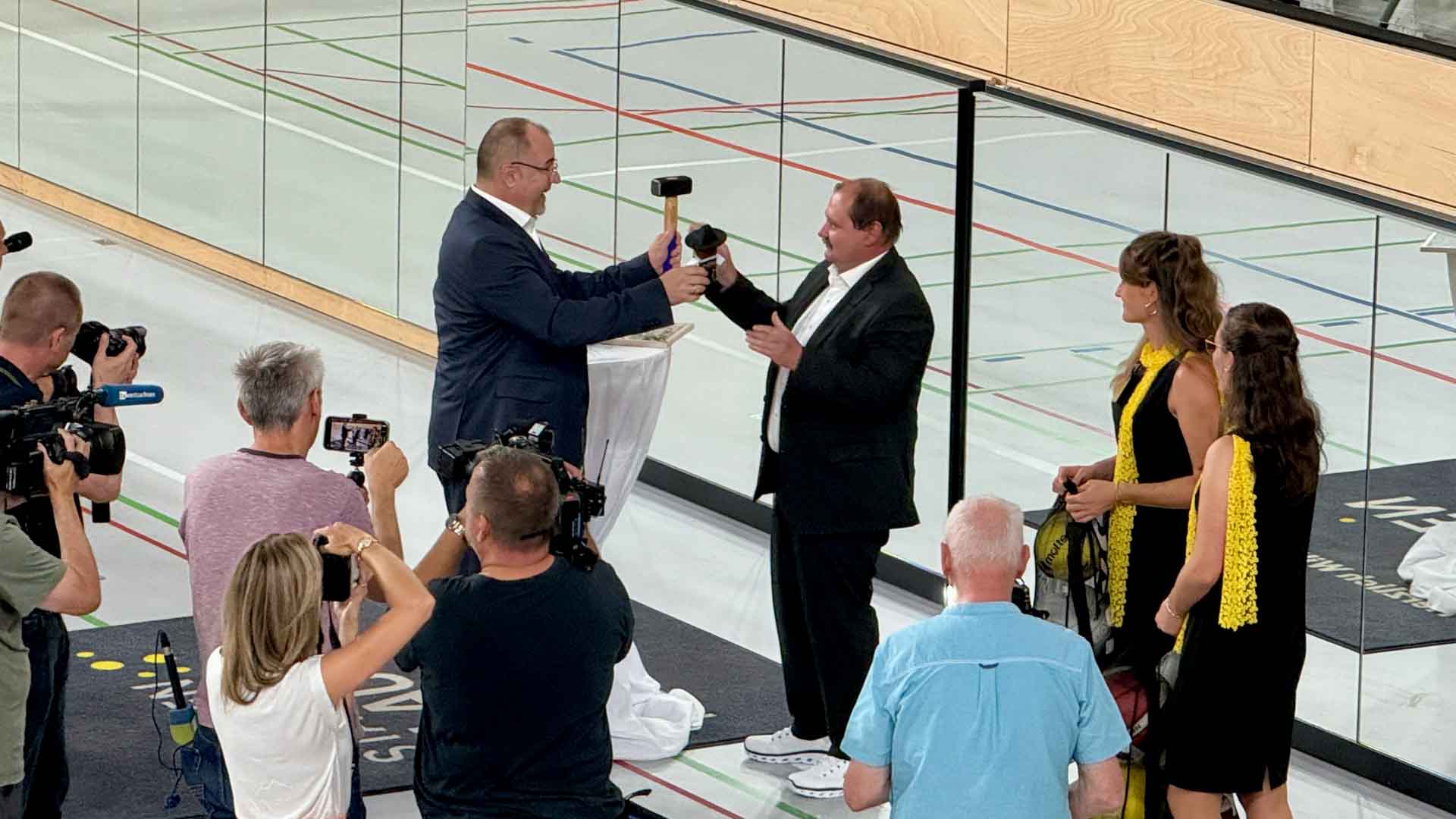 Offizielle Übergabe des SportForums Vogtland. Foto: A. Hellgoth
