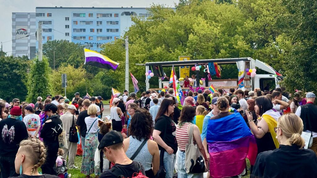 Der Christopher Street Day in Plauen 2025. Foto: A.Hellgoth
