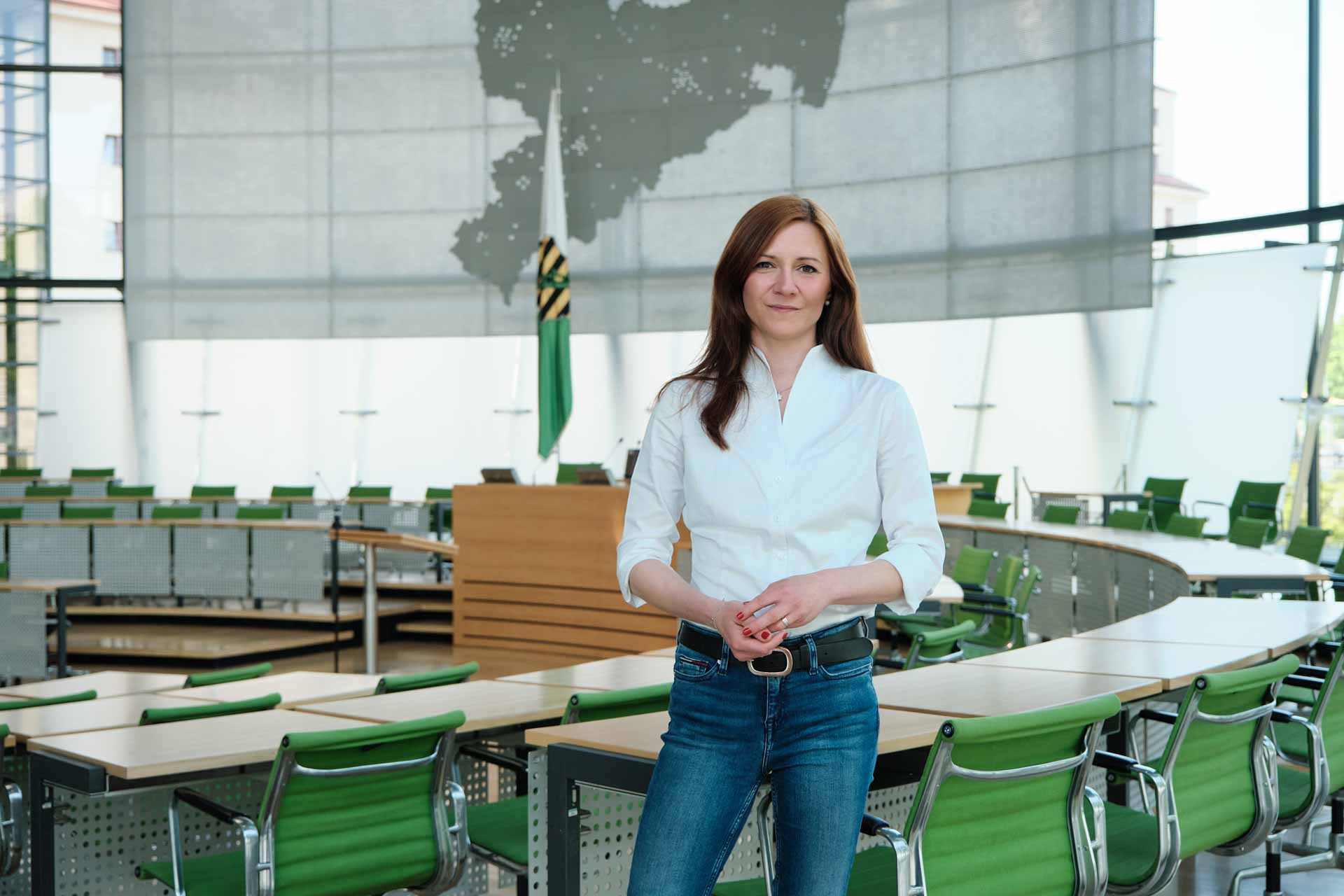Juliane Pfeil ist Landtagsabgeordnete und Kreisrätin für die SPD. Foto: Stefan Kraft