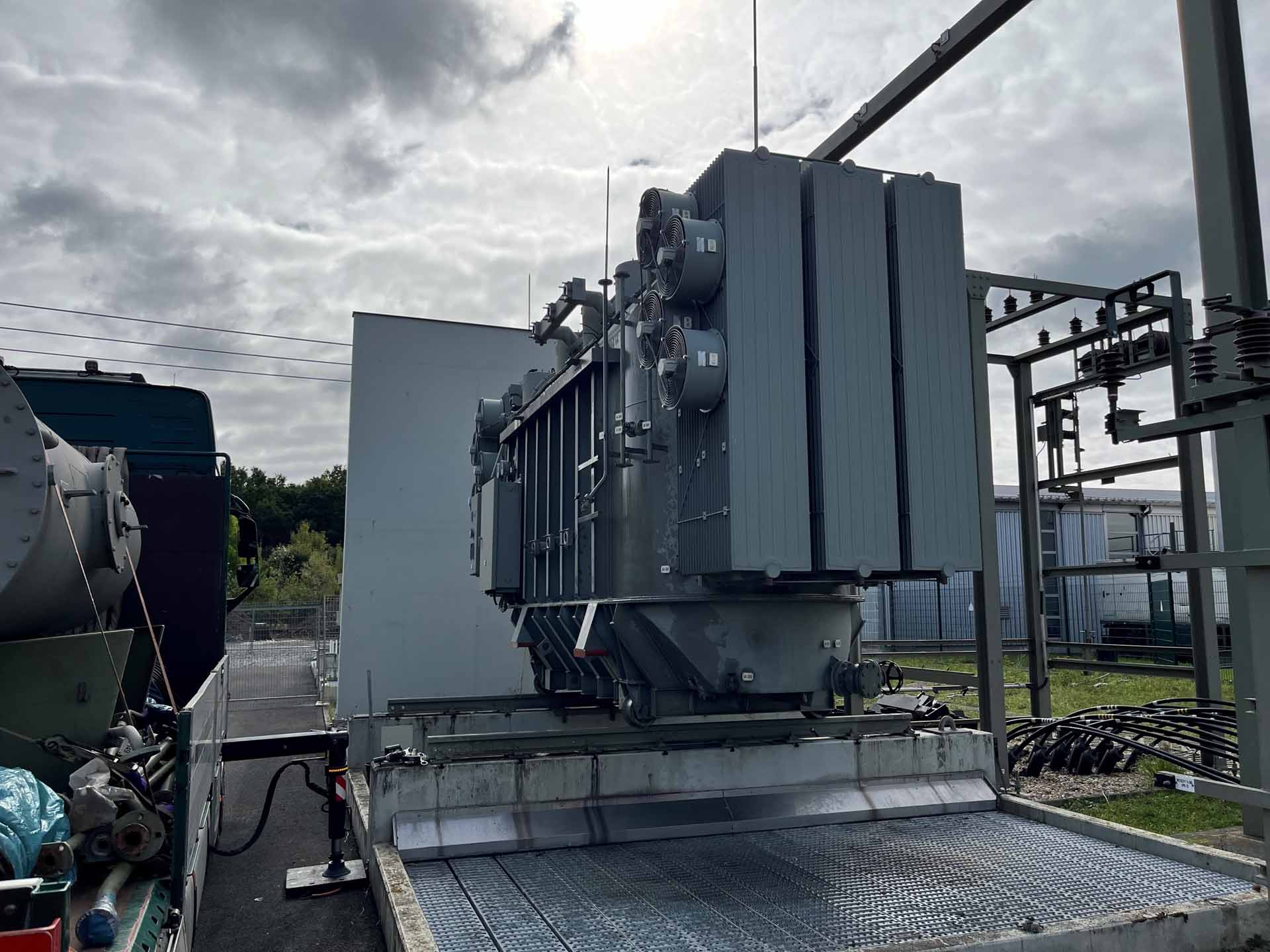 Modernisierung des Umspannwerks Plauen A gestartet. Foto: Hagen Ruhmer