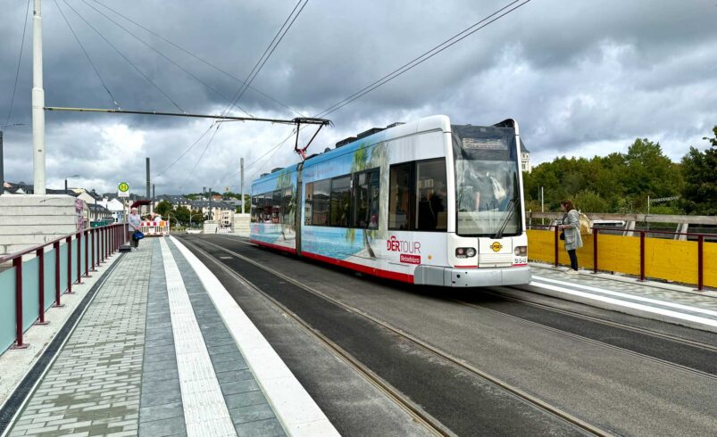 Haltestelle Neue Elsterbrücke in Plauen. Foto: A.Hellgoth