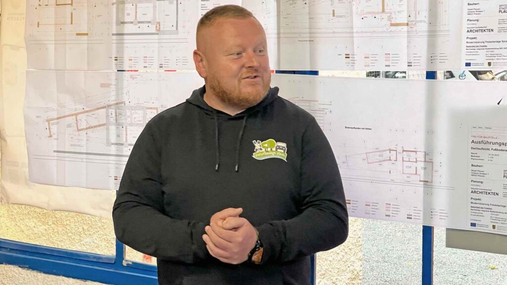 Marcel Kaiser ist Betreiber der Freizeitanlage Syratal in Plauen. Foto: Sebastian Höfer