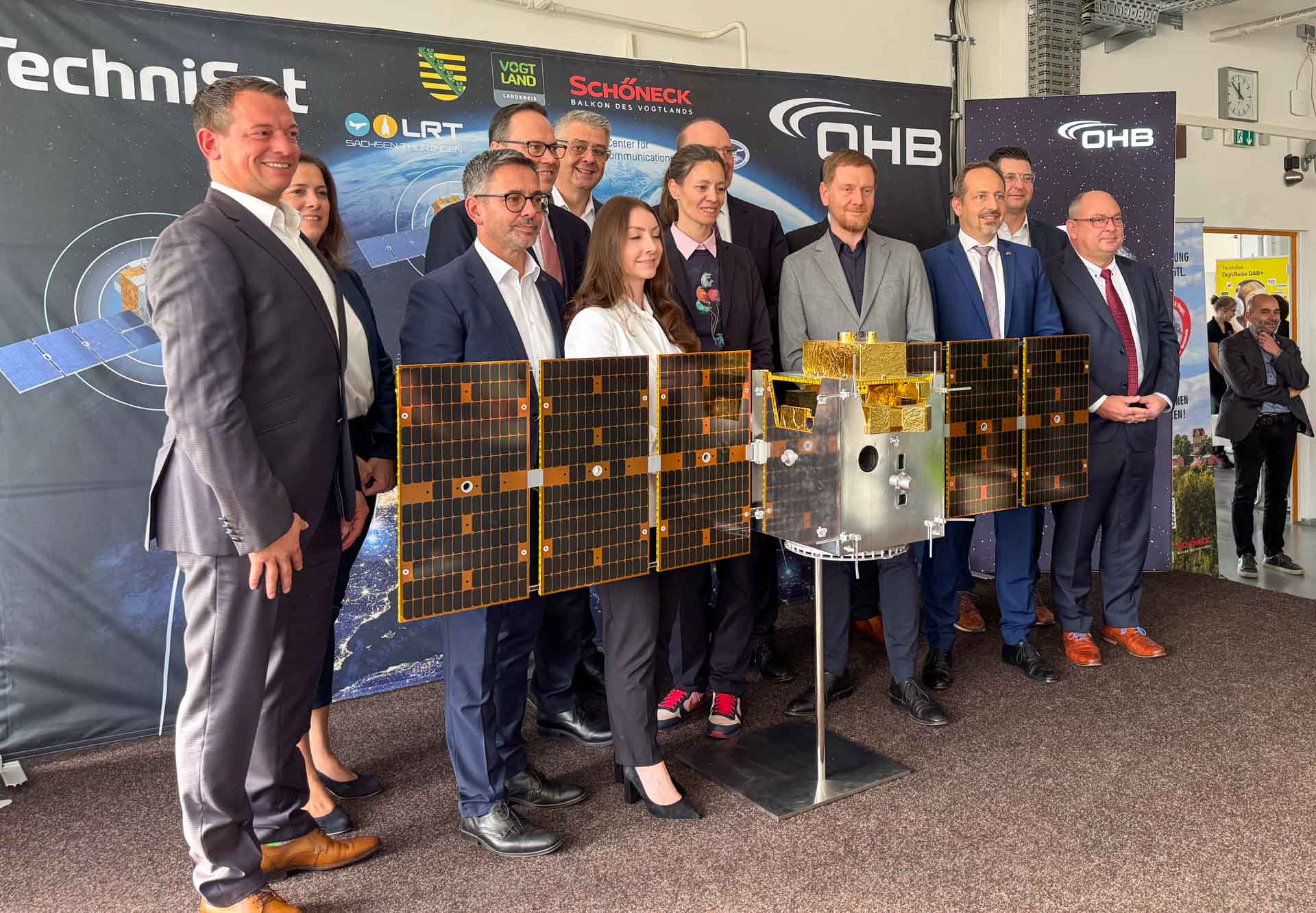Neuer Aufbruch im Vogtland: OHB übernimmt Technisat-Werk in Schöneck. Foto: M. Reißmann
