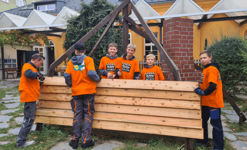 Mitgemacht: Das Kinder- und Jugendzentrum Treuener Land e.V. hat sich an der 48 Stunden-Aktion des Vogtlandkreisjugendrings beteiligt. Foto: VKJR