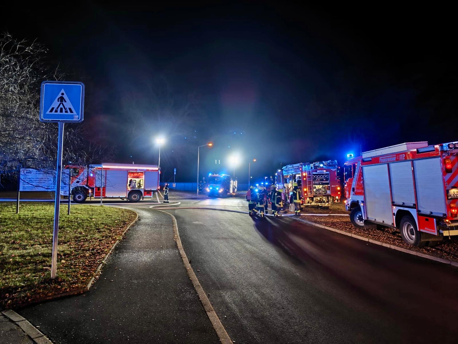 Brand im Pflegeheim in Plauen. Foto: Stadt Plauen