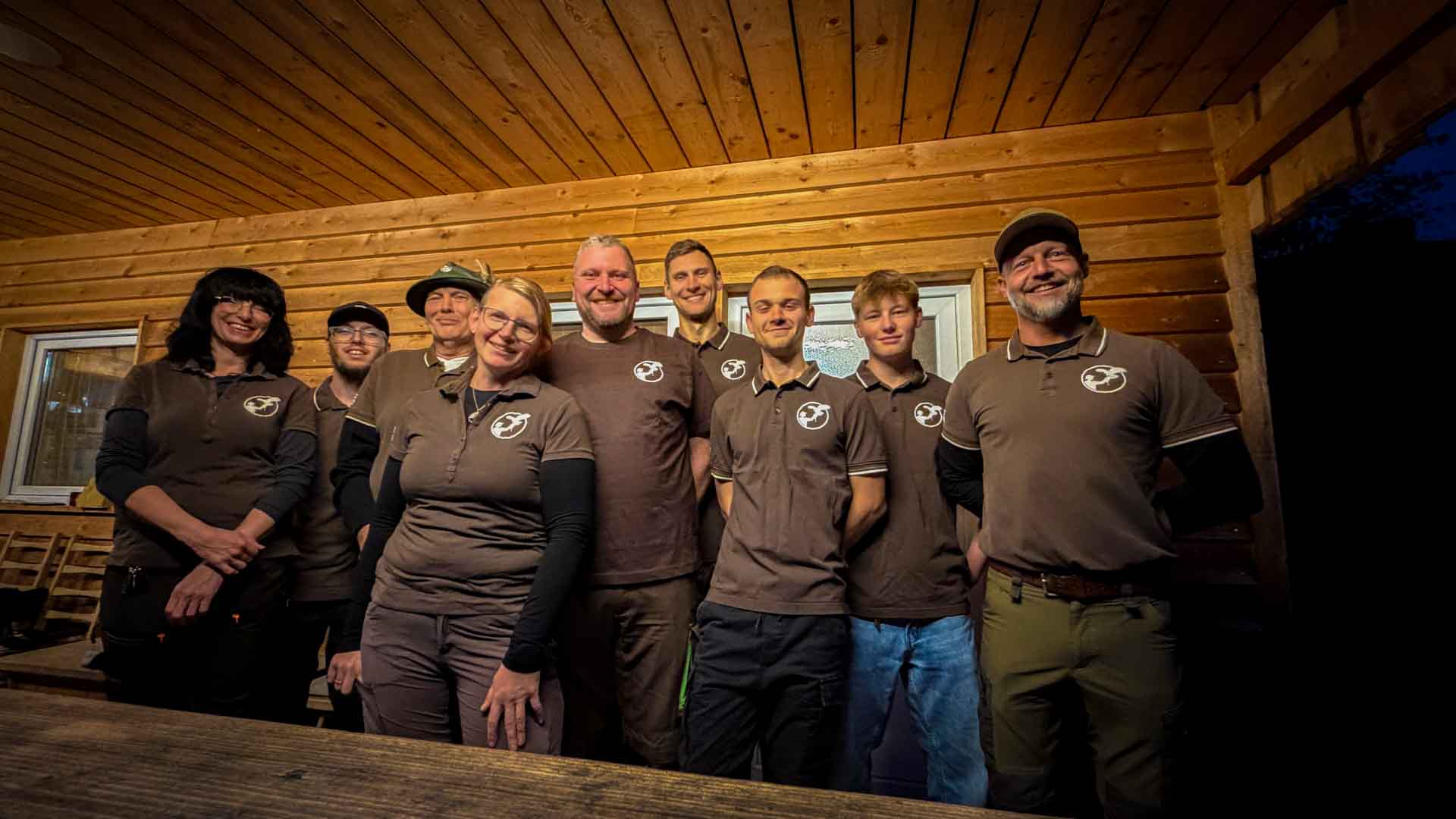 Das Team der Falknerei Herrmann. Foto: S. Hegner