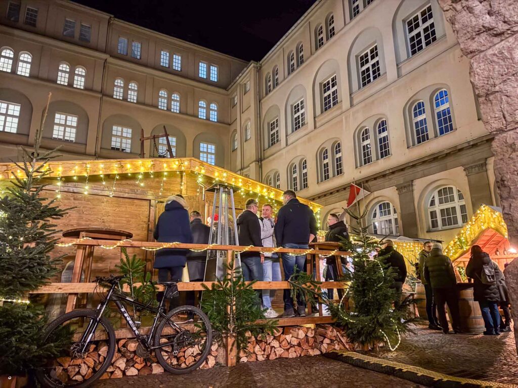 Erstmals Winterdorf und Wintermarkt im Lichthof und auf dem Altmarkt. Foto: M. Reißmann