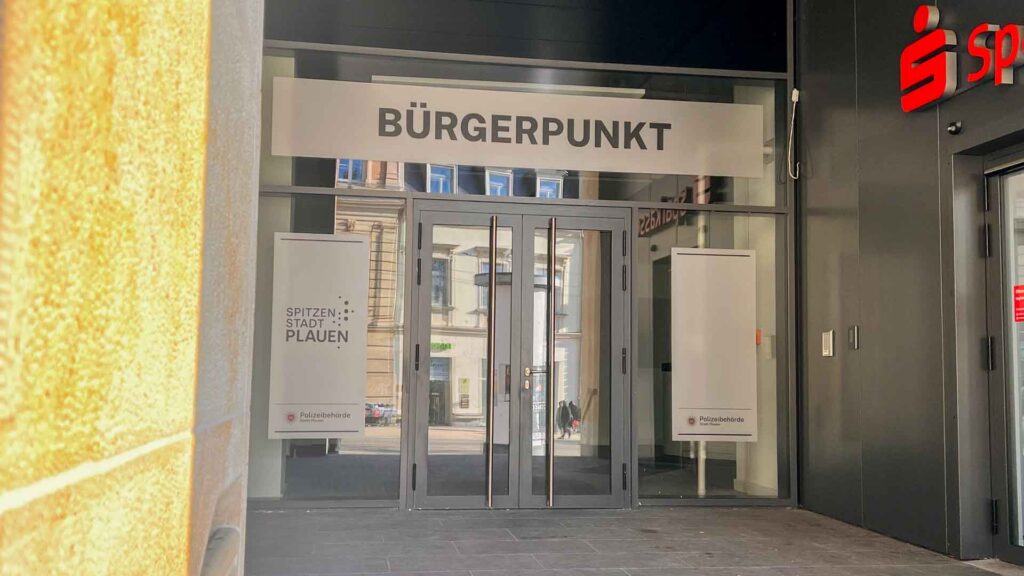 Plauen stärkt Innenstadt-Sicherheit mit neuem Bürgerpunkt. Foto: S. Höfer