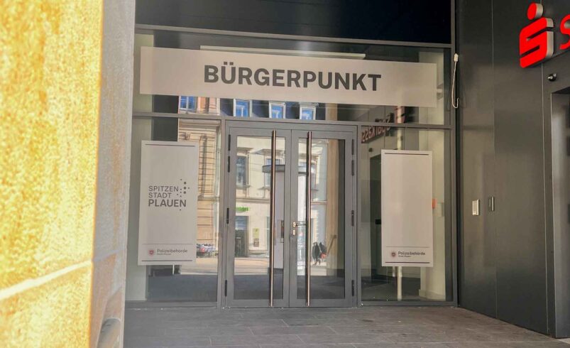Plauen stärkt Innenstadt-Sicherheit mit neuem Bürgerpunkt. Foto: S. Höfer