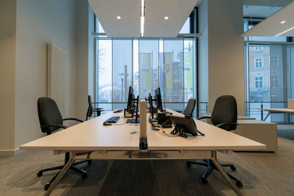 Ein Büro im neuen Bürgerpunkt. Foto: Stadt Plauen