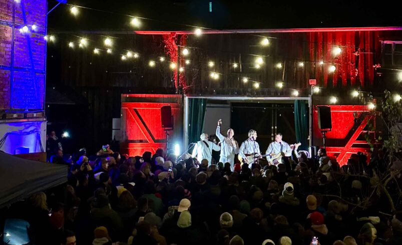 Ein Moment für die Ewigkeit - Das geheime Kraftklub-Konzert von Drochaus. Foto: privat