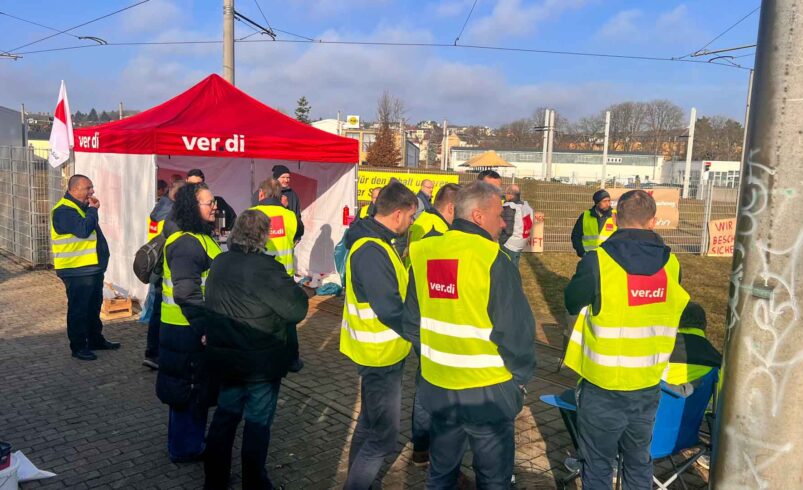 Plauener Straßenbahn nach Streik: Große Entscheidungen stehen bevor. Foto: S. Höfer