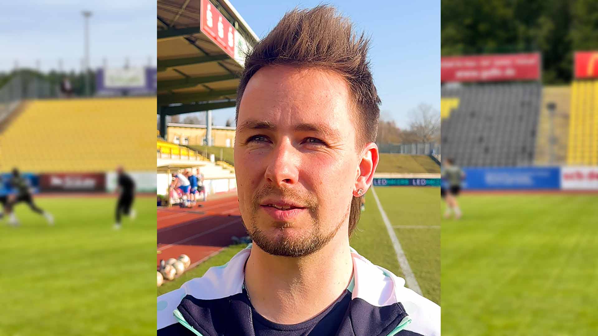 Seit Mitte Januar neuer Cheftrainer des VFC Plauen - Norman Zschach. Foto: Sebastian Höfer